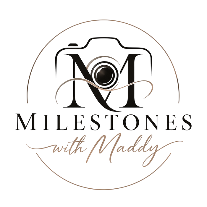 Milestones with Maddy photography logo